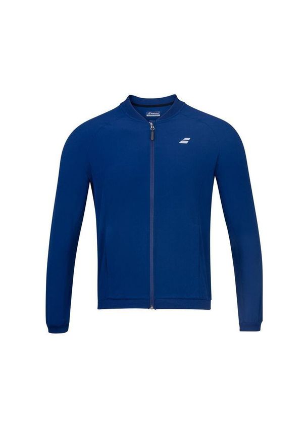 Bluza dresowa damska Babolat Play Jacket do tenisa. Kolor: niebieski. Materiał: dresówka. Sport: tenis