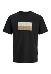 Jack & Jones T-Shirt Fusion 12289863 Czarny Regular Fit. Kolor: czarny. Materiał: bawełna #2