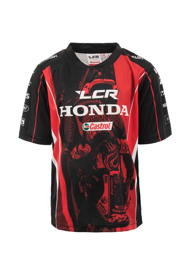 HONMA - Koszulka dziecięca Honda 20 LCR 116-122. Kolor: czerwony, wielokolorowy