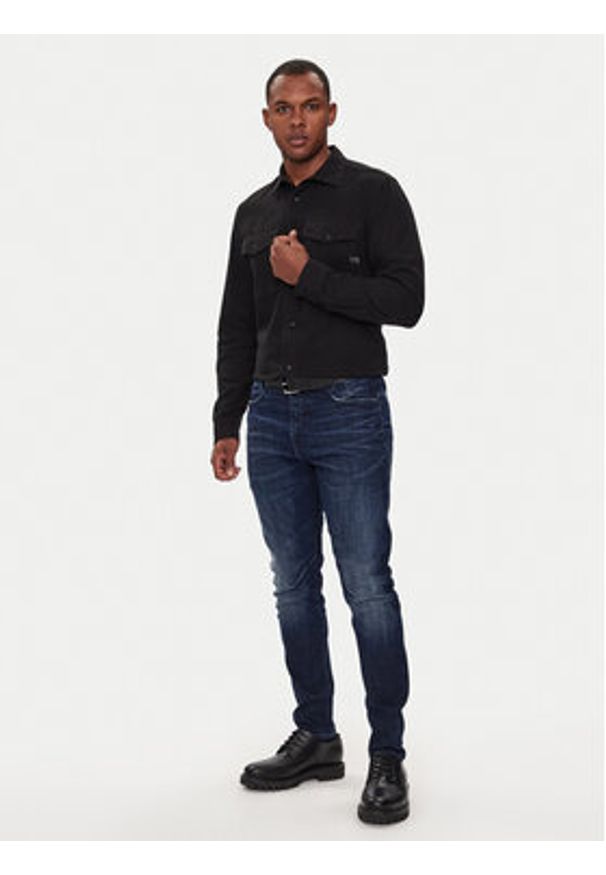 G-Star RAW - G-Star Raw Jeansy D-Staq 3D D05385-C051 Granatowy Slim Fit. Kolor: niebieski