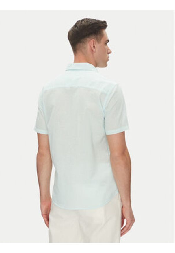 Blend Polo 20718374 Niebieski Regular Fit. Typ kołnierza: polo. Kolor: niebieski. Materiał: bawełna
