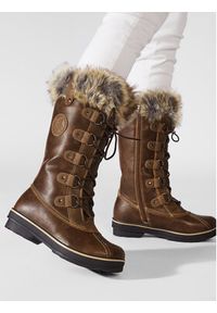 Kimberfeel Kozaki Beverly Brązowy. Kolor: brązowy. Materiał: skóra #3