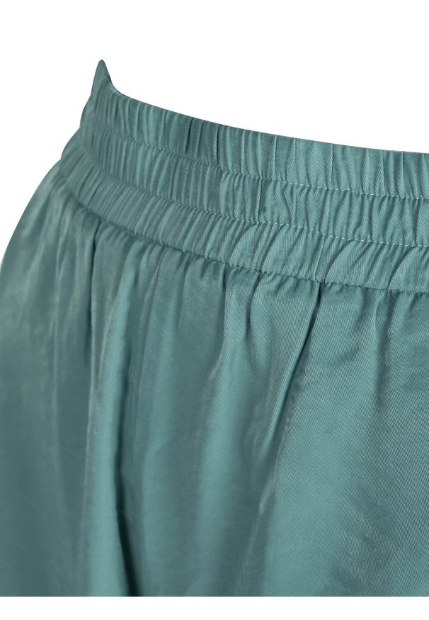 Pinko Szorty "Allagare" | 1V10QJ Y816 | Allagare Shorts | Kobieta | Biały, Zielony. Okazja: na co dzień. Stan: podwyższony. Kolor: biały, wielokolorowy, zielony. Materiał: wiskoza, poliester. Wzór: nadruk. Styl: casual