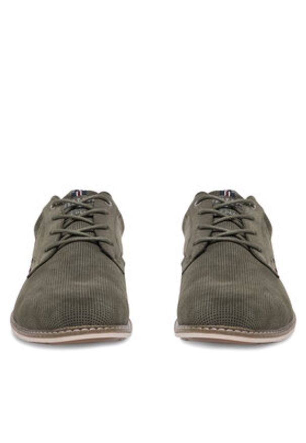Mustang Półbuty 4150-310-77 Khaki. Kolor: brązowy