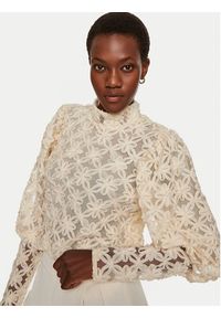 Munthe Bluzka Thiki 243103824330 Beżowy Regular Fit. Kolor: beżowy. Materiał: syntetyk #4