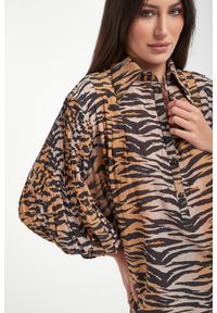 Pinko - Koszula damska ze zwierzęcym wzorem Darcey PINKO. Wzór: motyw zwierzęcy #2