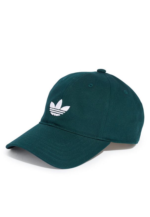 Adidas - Czapka z daszkiem adidas. Kolor: zielony