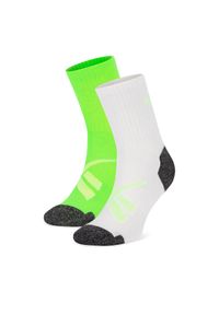 Zestaw 2 par wysokich skarpet unisex Reebok. Wzór: kolorowy