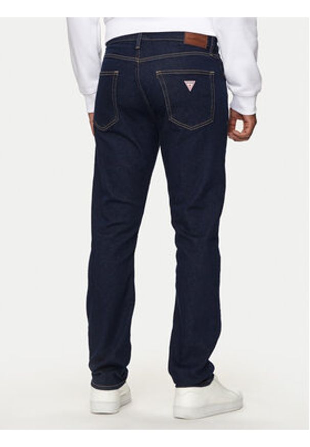Guess Jeans Jeansy M4YA1C D5DM5 Niebieski Slim Fit. Kolor: niebieski