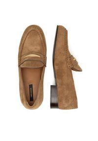 Gino Rossi Mokasyny ELYSE-130 Beżowy. Kolor: beżowy. Materiał: zamsz, skóra #5