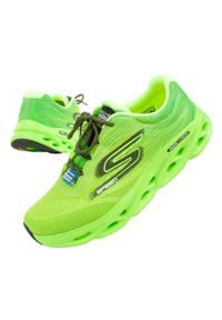 skechers - Buty sportowe męskie Skechers Go Run. Kolor: zielony. Sport: bieganie