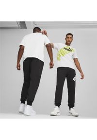 Puma Koszulka Power Graphic 67896052. Kolor: biały, zielony, wielokolorowy