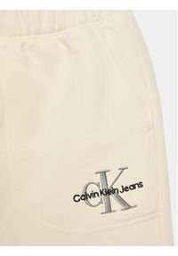 Calvin Klein Jeans Spodnie dresowe Monogram IG0IG02094 Écru Regular Fit. Materiał: bawełna #2