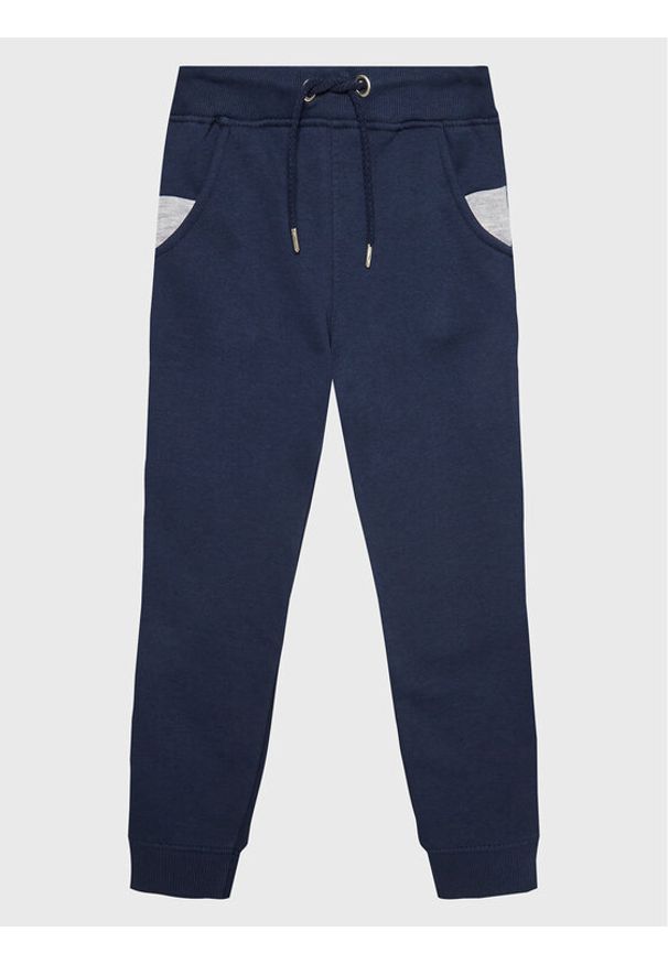 Blue Seven Spodnie dresowe 875062 Granatowy Regular Fit. Kolor: niebieski. Materiał: bawełna, dresówka
