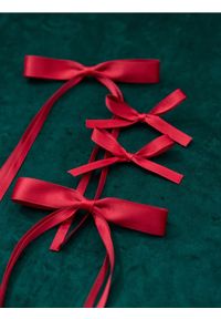 Sinsay - Spinka do włosów 4 pack - czerwony. Kolor: czerwony #1