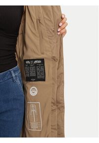 Guess Płaszcz zimowy New Olga W4BL41 WEX52 Beżowy Regular Fit. Kolor: beżowy. Materiał: syntetyk. Sezon: zima #8
