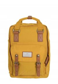 NoName - Plecak na laptopa Doughnut Macaroon - mustard