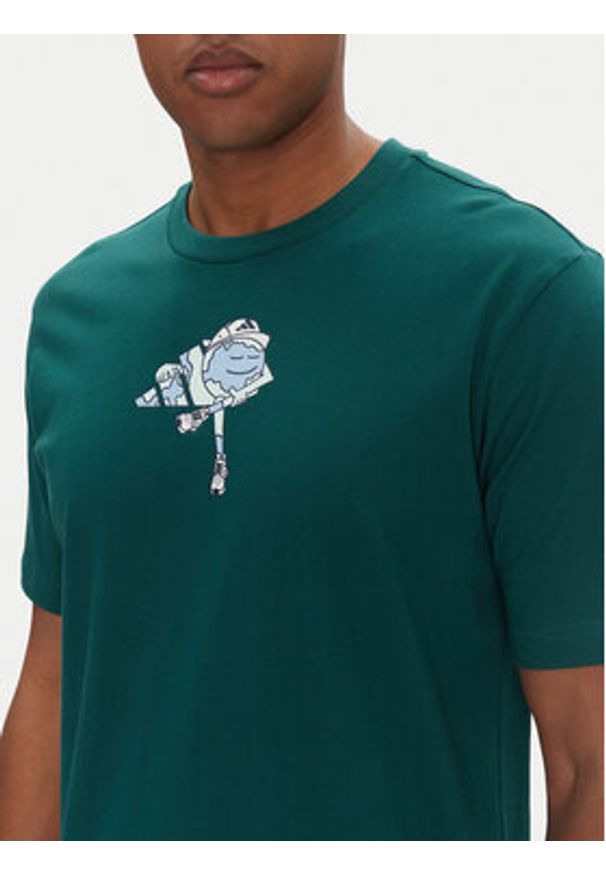Adidas - adidas T-Shirt Earth Day Graphic JI6753 Zielony Regular Fit. Kolor: zielony. Materiał: bawełna