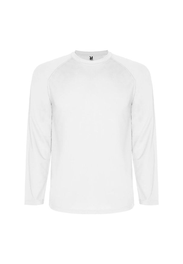 ROLY - Męska Koszulka Sportowa Z Długim Rękawem Montecarlo. Kolor: biały. Długość rękawa: długi rękaw. Długość: długie. Sport: turystyka piesza