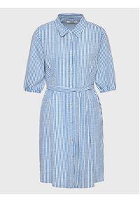 Cream Sukienka koszulowa Tiah 10611338 Niebieski Regular Fit. Kolor: niebieski. Materiał: wiskoza. Typ sukienki: koszulowe