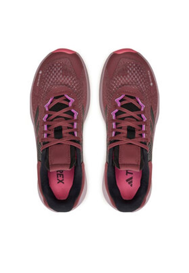 Adidas - adidas Buty do biegania Terrex Soulstride Flow Gtx GORE-TEX JI1672 Brązowy. Kolor: brązowy. Materiał: materiał, mesh. Technologia: Gore-Tex. Model: Adidas Terrex