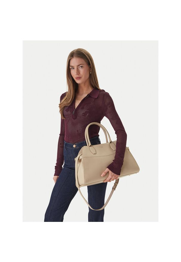 Torebka Guess. Kolor: beżowy