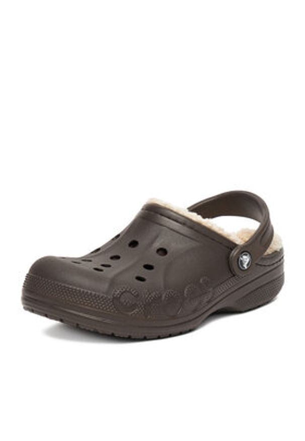 Crocs Klapki C-BAYA LINED CLOG 205969-206 Brązowy. Kolor: brązowy