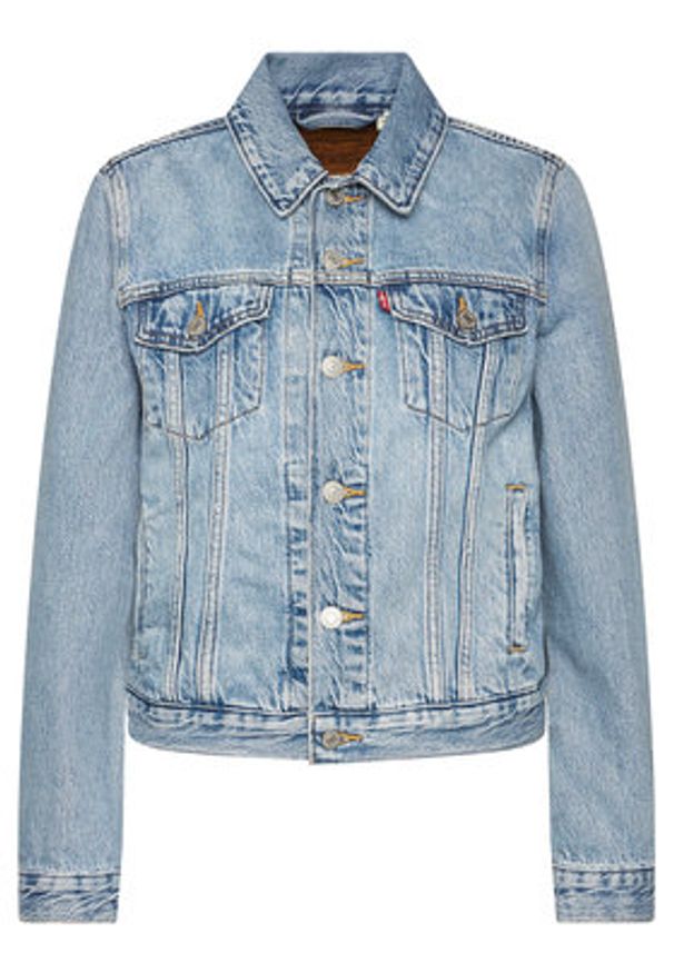 Levi's® Kurtka jeansowa Original Trucker 29945-0100 Niebieski Regular Fit. Kolor: niebieski. Materiał: bawełna