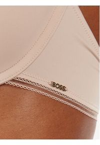 BOSS Biustonosz z fiszbiną 50545336 Beżowy. Kolor: beżowy. Materiał: syntetyk