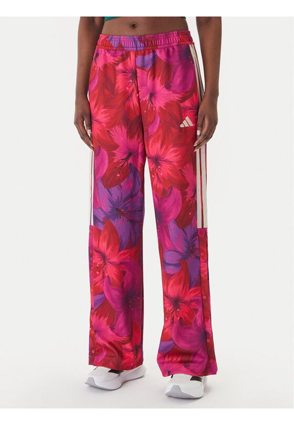 Adidas - adidas Spodnie dresowe Farm Rio House Of Tiro KD4632 Różowy Loose Fit. Kolor: różowy. Materiał: bawełna