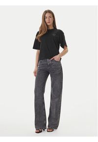 only - ONLY T-Shirt Rhine 15368901 Czarny Boxy Fit. Kolor: czarny. Materiał: bawełna #3