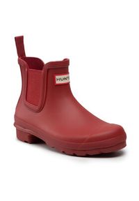 Hunter Kalosze Original Chelsea WFS2078RMA Czerwony. Kolor: czerwony. Materiał: kauczuk #7