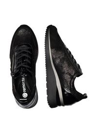 Remonte Sneakersy D2401-02 Czarny. Kolor: czarny. Materiał: materiał #6