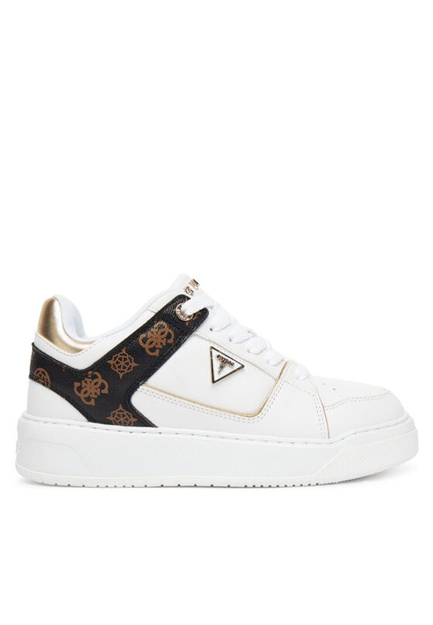 Guess Sneakersy FLTDEL FAL12 Biały. Kolor: biały. Materiał: skóra