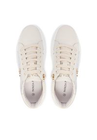Patrizia Pepe Sneakersy PPJ904.02 Écru. Materiał: skóra #4