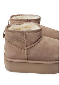 EMU Australia Śniegowce Stinger Micro Flatform W13082 Beżowy. Kolor: beżowy. Materiał: skóra #5