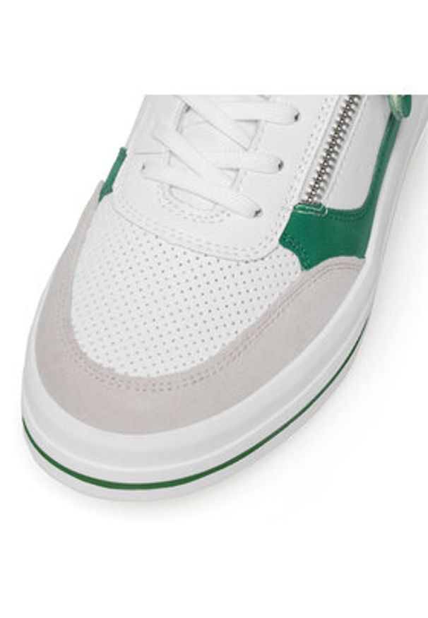 Remonte Sneakersy D1C00-80 Biały. Kolor: biały. Materiał: skóra