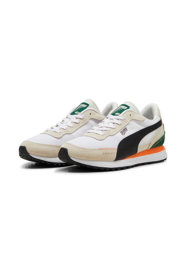 Buty Sportowe Męskie Puma Road Rider Sd Warm. Kolor: wielokolorowy, beżowy. Materiał: materiał, syntetyk. Szerokość cholewki: normalna. Sport: turystyka piesza