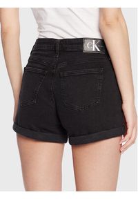 Calvin Klein Jeans Szorty jeansowe J20J220645 Czarny Regular Fit. Kolor: czarny. Materiał: bawełna