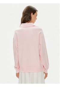 Gina Tricot Bluza 24234 Różowy Regular Fit. Kolor: różowy. Materiał: syntetyk, bawełna