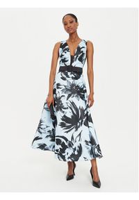 Rinascimento Sukienka wieczorowa CFC0120634003 Niebieski Regular Fit. Kolor: niebieski. Materiał: syntetyk. Styl: wizytowy #3