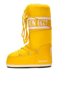 Śniegowce damskie żółte Moon Boot Nylon Yellow. Kolor: żółty. Materiał: nylon. Sezon: lato, zima #3