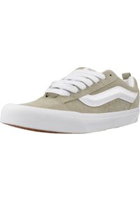 Tenisówki Vans Model Knu Skool Kolor Zielony. Kolor: zielony, wielokolorowy, beżowy. Materiał: tkanina, skóra