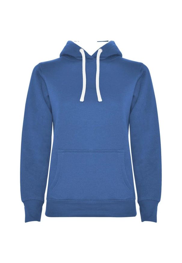 ROLY - Bluza Z Kapturem Z Polibawełny Dla Kobiet. Typ kołnierza: kaptur. Kolor: niebieski, wielokolorowy, biały