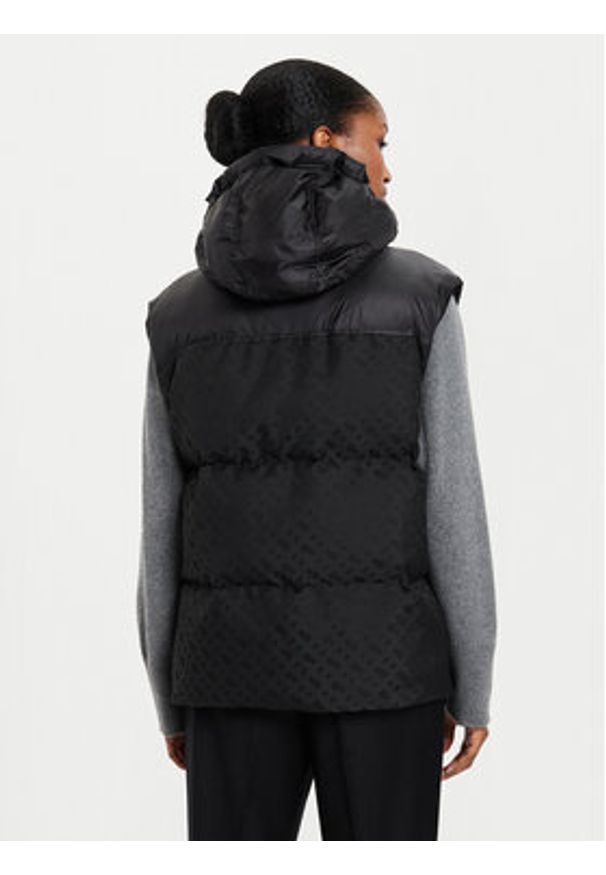 BOSS - Boss Bezrękawnik Pollimo 50518344 Czarny Relaxed Fit. Kolor: czarny. Materiał: syntetyk. Długość rękawa: bez rękawów