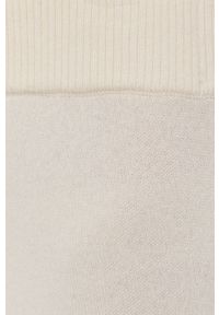 Marciano Guess Spodnie kaszmirowe damskie kolor kremowy. Stan: podwyższony. Kolor: beżowy. Materiał: kaszmir #2