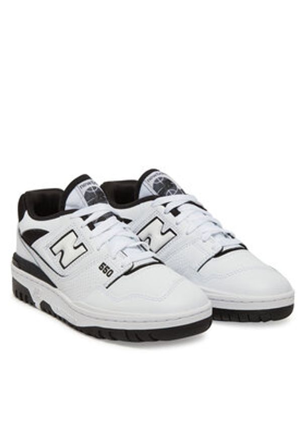 New Balance Sneakersy BB550HA1 Biały. Kolor: biały. Materiał: skóra