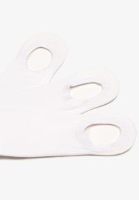 Born2be - Białe Wiskozowe Skarpety Stopki 3 Pack Siefra. Kolor: biały. Materiał: wiskoza #3