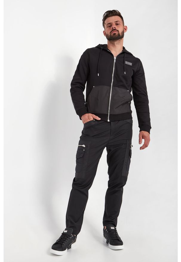 Les Hommes - Bluza LES HOMMES. Typ kołnierza: kaptur. Materiał: materiał. Wzór: aplikacja