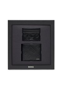 BOSS - Zestaw portfel i etui na karty Boss. Kolor: czarny #1